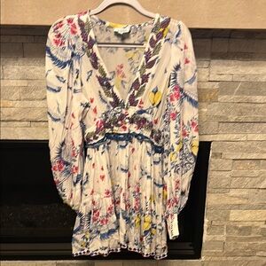 TAJ by Sabrina Crippa Floral Midi Dress